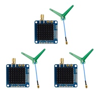 3X 1.2GHz 1.3GHz 2W VTX Video Transmitter VTX-1G3TE 2000mW 9 Channels with Tramp VTX Control for FPV