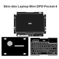 GPD Pocket 4 sticker Skin printed on request | 4-layer anti-scratch sticker for mini Laptop