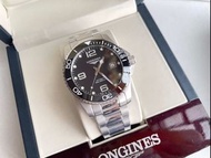 LONGINES 浪琴表 康卡斯潛水系列自動機械男士瑞士手錶陶瓷表圈黑色錶盤