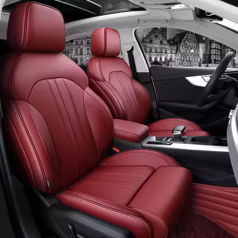 Custom Fit Car Accessories Seat Covers 5 Seats Leather for Audi a4 b8 a3 8p a6 c7 a4 b9 a3 8v a4 b6 