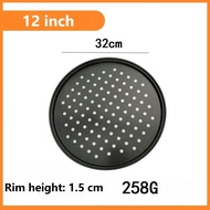 MLADEN Pizza Pans for Oven Round Pizza Pan with Holes Pizza Tray for Oven Baking Steel Pizza Oven Ac