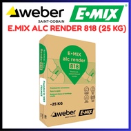 WEBER EMIX ALC RENDER 818/SIMEN RENDER/RENDER SIMEN/RENDER CEMENT FOR WALL (25KG)