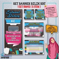 SET BILIK RBT | Set Bunting banner Bilik RBT [ Ready Stock SulamKaseh ]