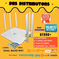 C600 4G LTE Wireless Router with SIM Slot 300Mbps High Speed & Dual-Band WiFiCovers Whole Home Suppo