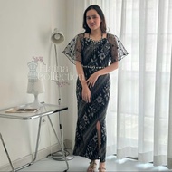 [Elaina Collection] Dress Batik Elaina PREMIUM/ [M L XL] / DRESS PESTA /DRESS KONDANGAN / GAUN PESTA