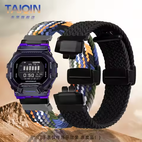 Elasticity nylon strap For Casio G-SHOCK 3506 GBD-200 GBD-200SM GBD-200UU-1DR modified fabric Watchb