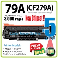 5x Compatible to H* LaserJet Pro M12a M12w MFP M26a MFP M26nw H* 79A CF279A / CF279X 79X H*79X