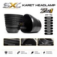 Retrofit Rubber UNIVERSAL HEADLAMP RUBBER 7 in 1 For car and motorbike headlight Allsize
