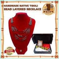 1NativeProducts Tiboli Layered Necklace -1Native Handmade Native T'boli Beaded Necklace KWINTAS