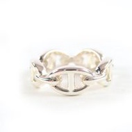 Excellent condition HERMES 2025 Chaine d'Ancre Enchaîne PM AG925 silver ring, size 53 (approximately
