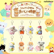 YUSENS Sylvanian Families Doll Keychain, Cute Acrylic Poodle Doll Keyrings, Funny Animal Toys Forest