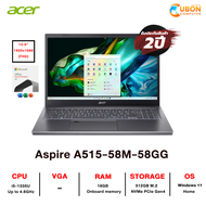สินค้าแกะโชว์ ACER ASPIRE 5 A515-58M-58GG NOTEBOOK (โน๊ตบุ๊ค) INTEL i5-1335U /16GB/512GB  WIN11+OFFICEแท้