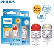 Philips LED W21W WY21W 7440 T20 Ultinon Pro6000 Amber White Color One Contact Auto Turn Signal Rever
