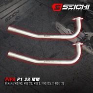 Header Pipe / Exhaust Neck P1 28 Seichi Mio M3 Mio 125 Mio SZ Fino 125 Xride 125