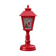 Christmas Snow Candles Light Christmas Table Lamp Spinning Snowman Christmas Night Light Battery Ope