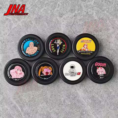 Anime Steering Wheel Horn Button Universal Fitment JDM Car Horn Switch Cover PC-HB01
