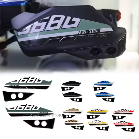 for Zontes 368G 2025 Motorcycle Handguards Sticker 3D Epoxy Resin Waterproof Motorcycle Accessories 