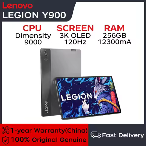 Lenovo tablet Legion Y900 14.5" 3K OLED 120Hz DP-in PC Second Screen Dimensity 9000 12300mA Batterie