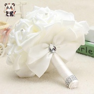 Foam Rose Bridesmaid Bouquet Fake Flower Foam Rose Bouquet Simulation Bouquet Wedding