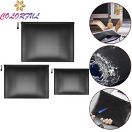 [COLORFUL-Hot] 2000℉ Fire Proof money Bag Document Pouch Waterproof Safe Cash Fireproof Bag❀