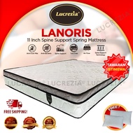 Lucrezia Lanoris 11inch Spine Support Spring Mattress Tilam King / Queen / Single / Super Single