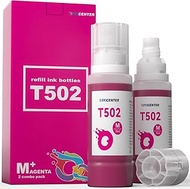 OFFICENTER T502 502 Ink Refill Bottles Magenta for EcoTank ET-4760 ET-2760 ET-2750 ET-2720 ET-3760 E