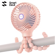 SmartDevil Stroller Fan 3000mAh Portable Clip on Stroller Fan for Baby 3 Speed Battery Operated Pers