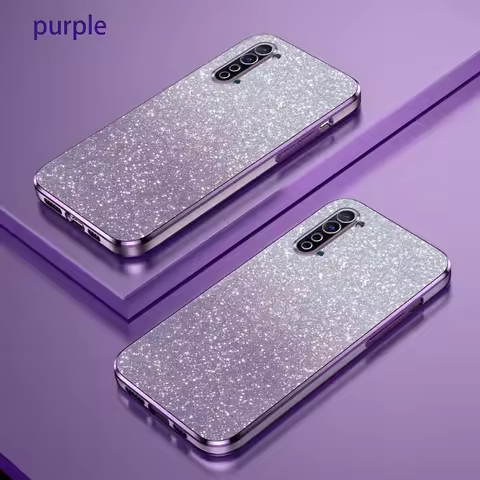 For OPPO Reno3 Case Oppo Find X2 Lite Phone Case oppo CPH2005 CPH2043 Luxury Gradient Glitter Platin