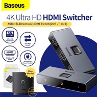 Baseus Hdmi Switcher 4K 60Hz Bidirectional Hdmi Switch / Baseus Hdmi Cable For PS4 Tv Box Hdmi Switc