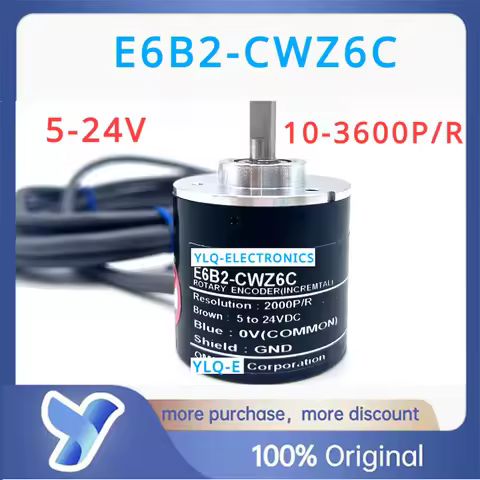 E6B2-CWZ6C Optical Rotary encoder E6B2CWZ6C E6B2 CWZ6C 2500 2000 1800 1024 1000 600 500 400 360 200
