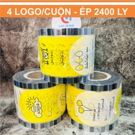Cup pressing roll, milk tea cup pressing film, plastic cup lid stamping film roll, pre-printed cup l
