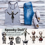 Ironing Board Iron-On Patch Sticker Type Set Horror Printed Pattern DFT DTF Film