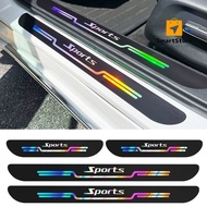 Set of 4 BC4 reflective door sill decals for car decoration