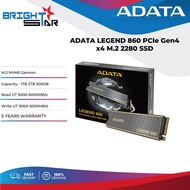 ADATA LEGEND 860 PCIe Gen4 x4 M.2 2280 SSD - 500GB/1TB/2TB