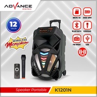 Advance Speaker K1201 AKtif Portable  Bluetooth Meeting 12" Tws