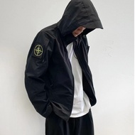 in stock Stone island Jaket Lelaki 24ss New Premium windbreaker women Outdoor Functional Multi-Pocke
