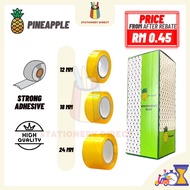 Pineapple Cellophane Tape /  Stationery Tape / Small Tape / Transparent Tape 12MM / 18MM / 24MM
