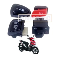 TOMBOL Hazard Switch Button Set BEAT F1 Rough Starter 2013/Vario 125F1 Bulb Scoopy F1 2013/Spacy F1 
