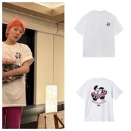 GD GD GD Same Style White Short-Sleeved T-Shirt 2024 New Style Hot-Selling Bottoming Shirt Top Men W