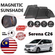 Nissan Serena C26 Epic Magnetic Sunshade  (6pcs) Accessories Automotive Accessories Automotive Car