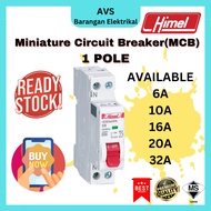 HIMEL MCB 1 POLE 6A 10A 16A 20A 32A MINIATURE CIRCUIT BREAKER