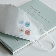 【兔年限定】4D立體醫用口罩 喜怒哀樂 防脫妝口罩 魚型口罩