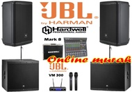 paket indoor outdoor live music jbl eon 715 15'' jbl vm 300 original