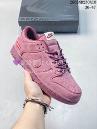 紫鑽🌟誠信商家🌟💜全新Nike Dunk Low x Supreme 粉紅色 翻毛皮 男女同款