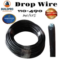 Locally Made Single Service Drop Wire ACSR Service Drop Black wire only 6/7 14mm 100-490meters