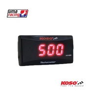 Koso Super Slim RPM Meter TACHO METER Red Lights /Blue Lights 0-2000 (x10 rpm) MAX 20,000 RPM