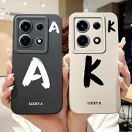 6.67'' For Infinix Note 30vip X6710 Cover Infinix Note 30 VIP Case Simple Fashion Letters A-Z Patter