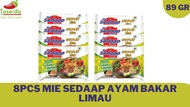 promo bundling 8pcs mie sedaap / sedap goreng rasa ayam bakar limau