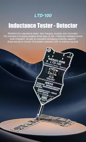 XL LTD-100 Motherboard Coil Tester for PC Repair Electromagnetic Induction Quick Fault Check Coil Te