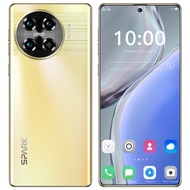 New 4G/5G Smart Phone Spark 20 Pro+ 7.6inch Ultra-Clear Screen Memory 16GB RAM+1TB ROM Battery 7800M